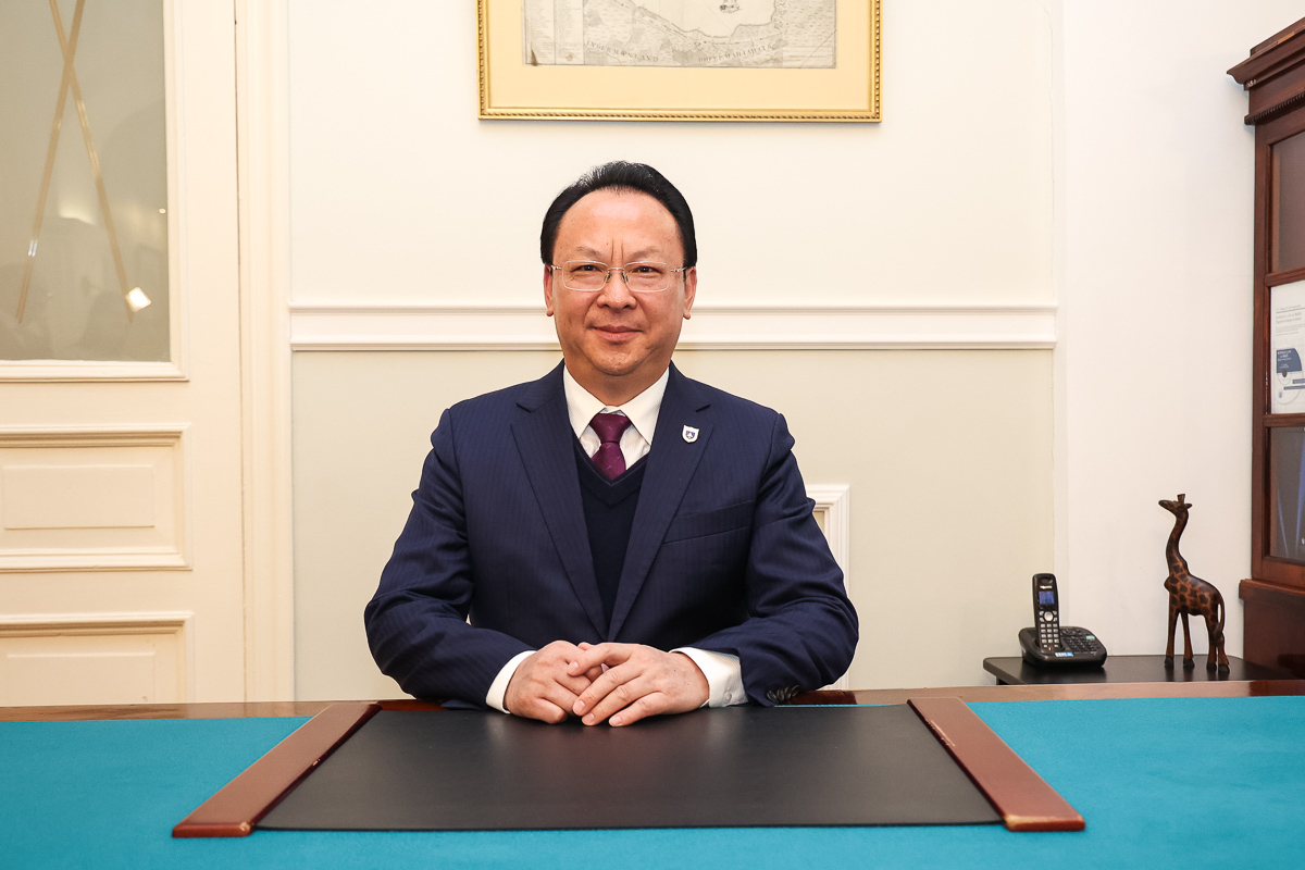 Head of Nanjing University Delegation, Secretary Tan Tieniu © SPbU