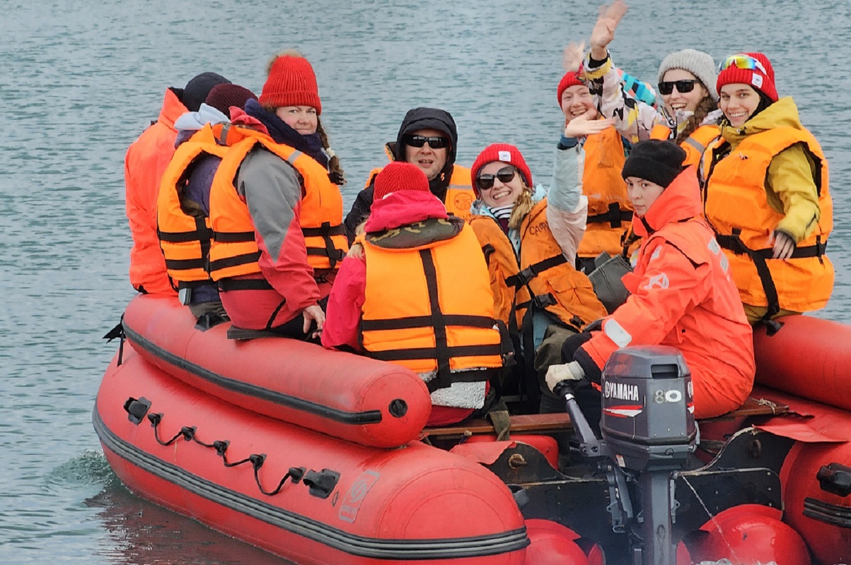 Photo courtesy of participants in the Arctic Floating University 2024 (Evdokiia Durnova, Evgenii Iakovlev and Daria Khloptsova)