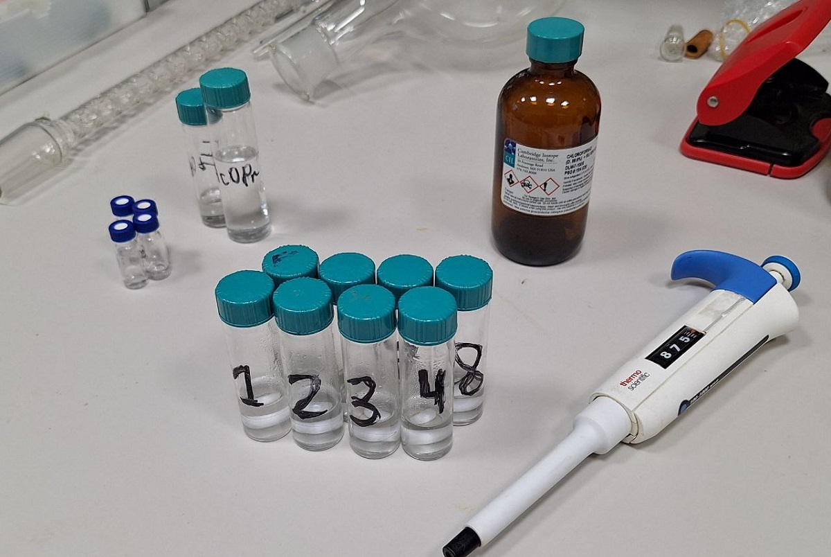 Biodiesel samples purified from glycerol. Courtesy of Maria Toikka