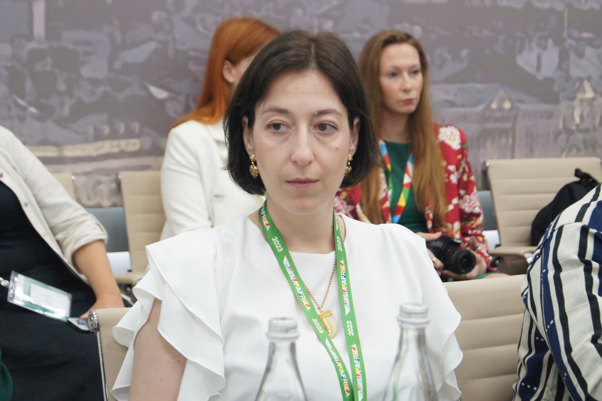 © St Petersburg University. Liubov Demidova, Chair of the Board of the Association ‘Strategic Agency for Development of Relations with African Countries’, Member of the Board of the Africa Business Initiative Union