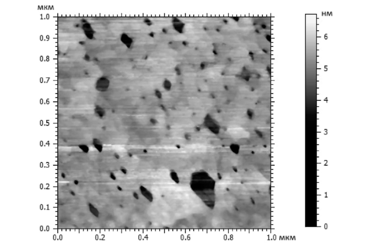 Silicene monolayer. Photo provided by Aleksei Komolov